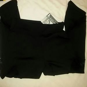 Capri stretch mesh legging